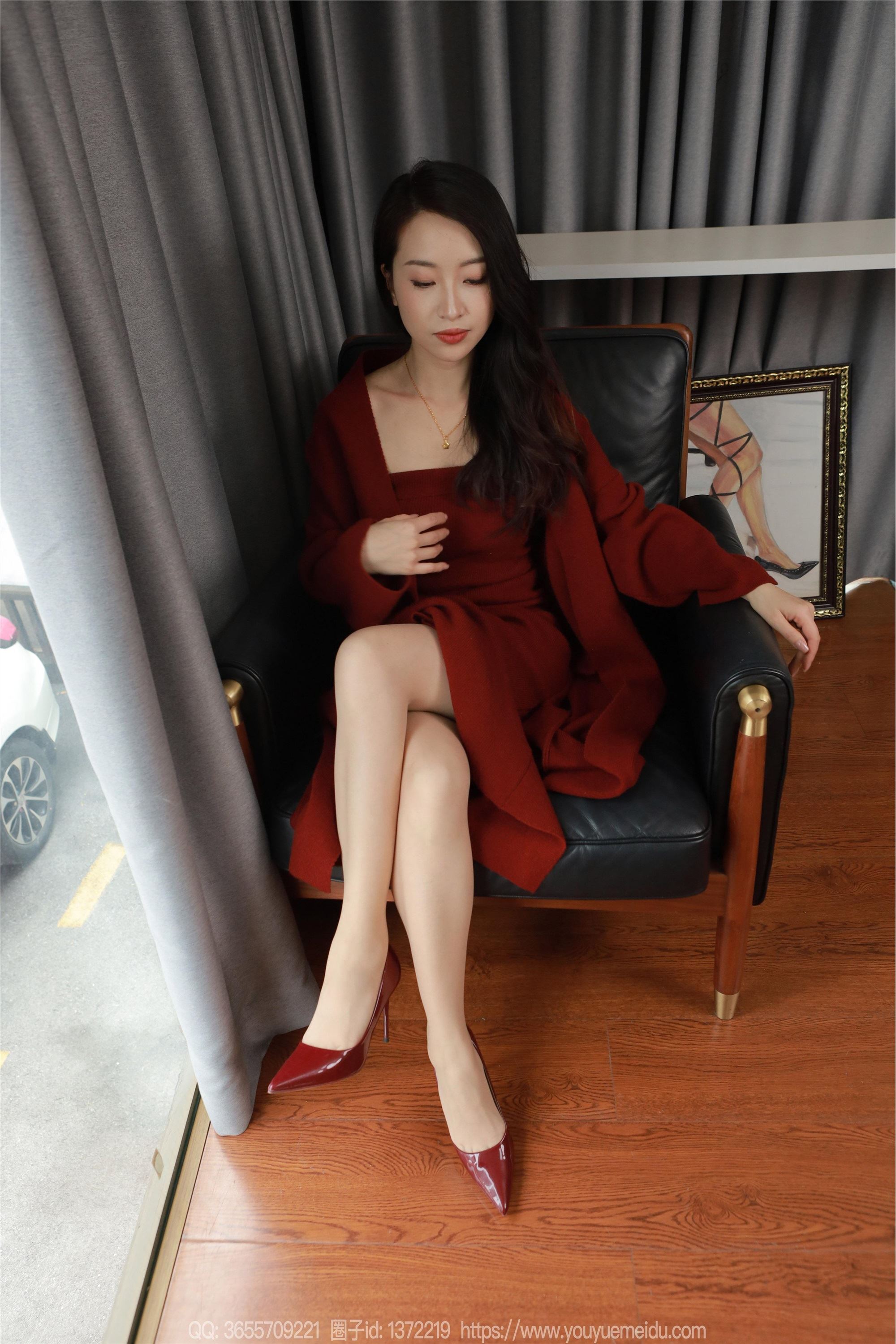 IESS异思趣向  2025.01.31 丝享家 1965 小婕《红色针织裙（下）》